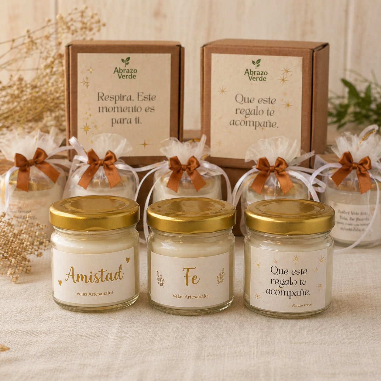Velas Personalizadas con Intención – Detalles Corporativos & Eventos
